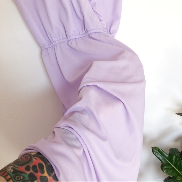 Vintage Lavender Disco Dress - Picture 7 of 8